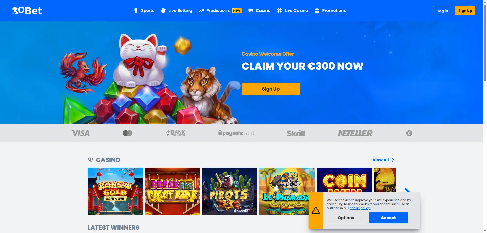 30bet Casino no celular &mdash; experi&ecirc;ncia mobile otimizada para iOS e Android